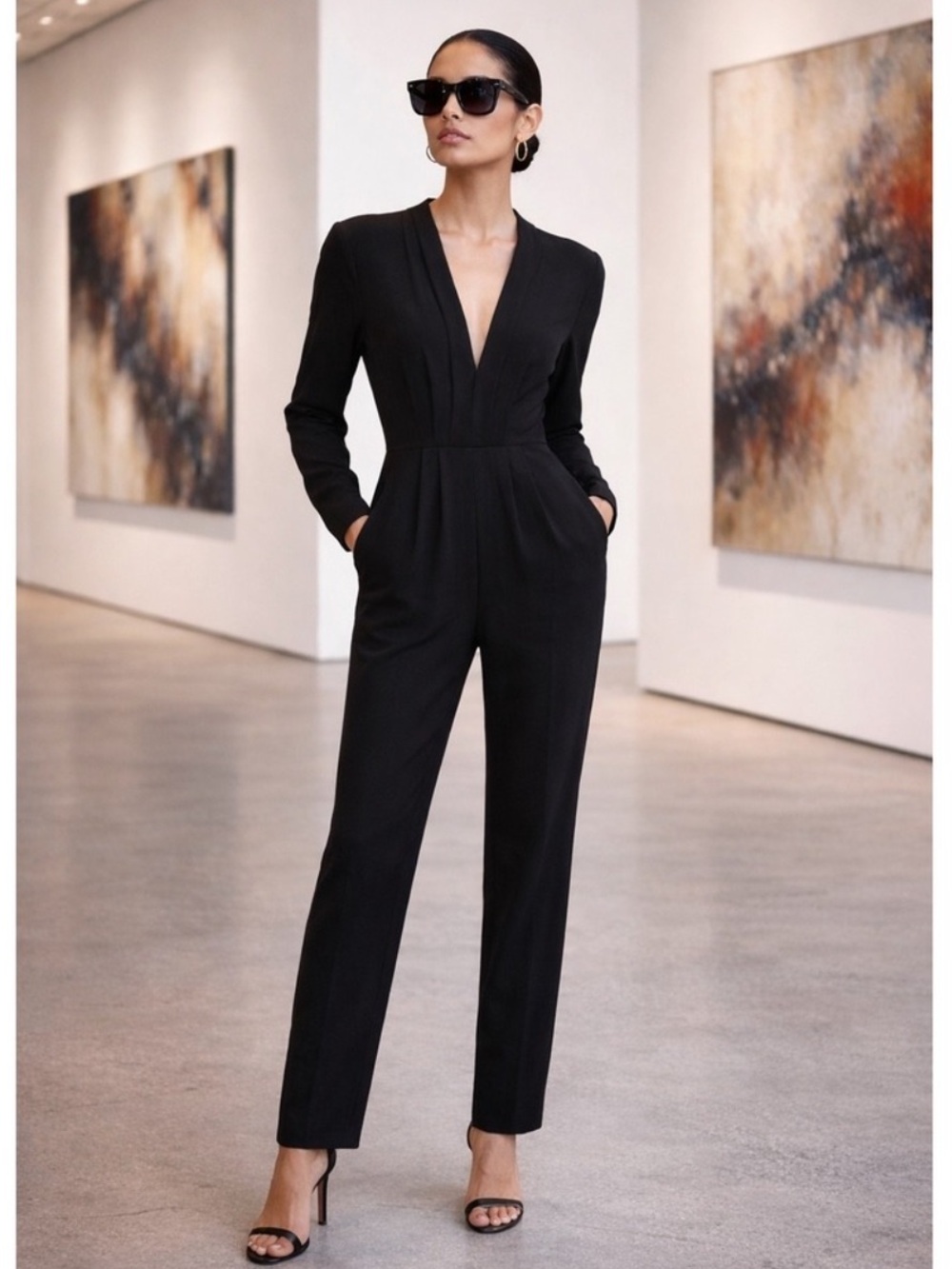 ⭐️NWT A.L.C. Black jumpsuit Kieran ⭐️